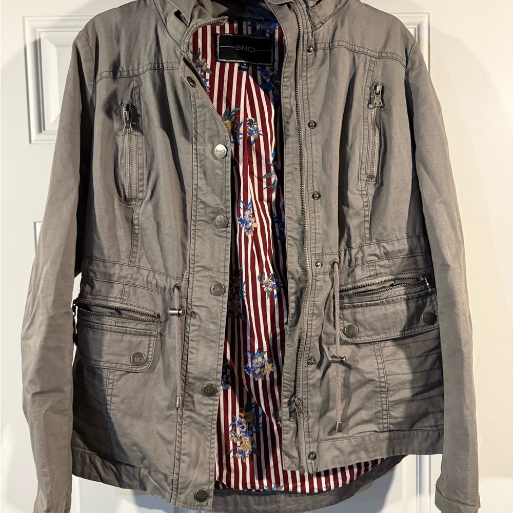 Gray combat Jacket